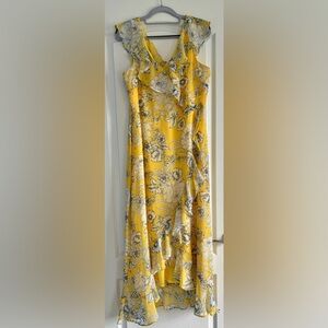 Yellow Floral Sun Dress